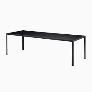 Large Black Linoleum TAVOLO Dining Table by Maurizio Peregalli for Zeus