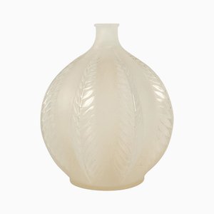 Vintage Malines Vase aus Opalglas von René Lalique