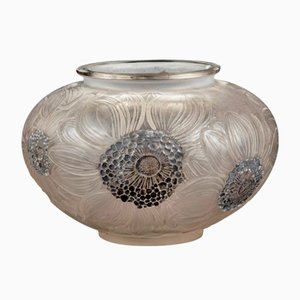 Vintage Dalhias Vase by René Lalique
