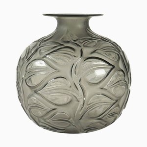 Vaso Sophora vintage grigio di René Lalique