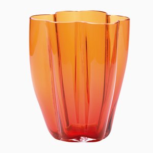 Petit Vase Petalo Orange par Alessandro Mendini pour Purho