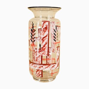 Art Deco Glass Vase, 1920s
