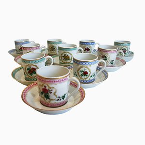 Empress Josephine Demitasse Collection from Haviland, 1960s, Set of 10