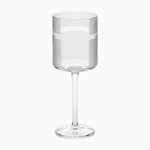 Handgemachtes irisches No II Weißweinglas aus Kristallglas von Scholten & Baijings für J. HILL's Standard