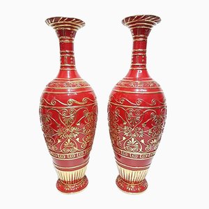 Grandes Vases en Ceramique, 1960s, Set de 2