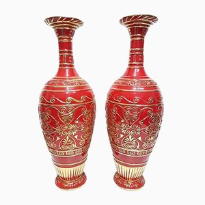 Large Ceramic Vases, 1960s, Set of 2