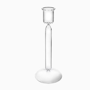 Luna Medium Candle Holder in Transparent Blown Glass by Aldo Cibic for Paola C., 2018