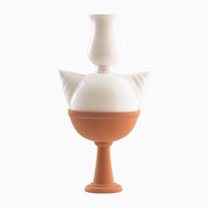#03 Medium HYBRID Vase in White by Tal Batit