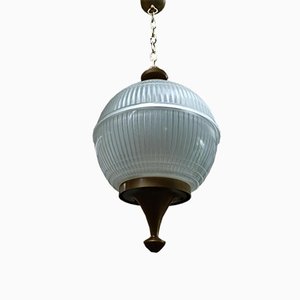 Lampada da soffitto in vetro, Francia, anni '60