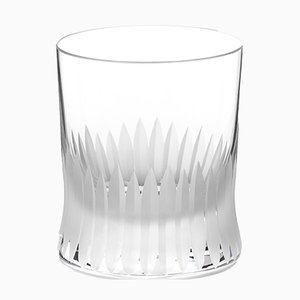Vaso de whisky irlandés serie Cuttings de cristal hecho a mano de Martino Gamper para J. HILL's Standard