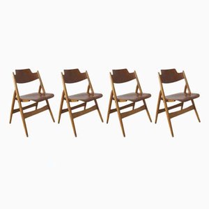 Vintage Folding Chairs by Egon Eiermann for Wilde+Spieth, Set of 4