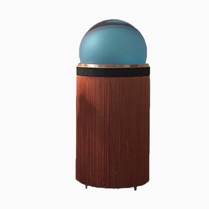 Normanna Tisch- oder Stehlampe in antikem Pink & Blau von VI + M Studio für Purho