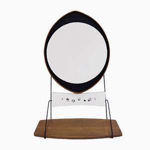 Miroir Drop Vintage avec Étagère Suspendue, Italie