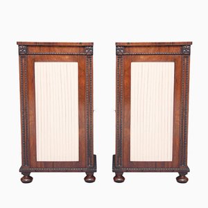 Sockelschränke aus Palisander, 1830er, 2er Set