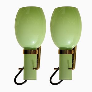 Mid-Century Italian Wall Lamps from Stilnovo, Set of 2