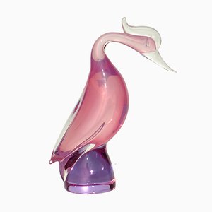 Sculpture Oiseau en Verre Murano par Seguso Vetri D'Arte, 1950s