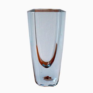 Swedish Crystal Vase from Strömbergshyttan, 1950s