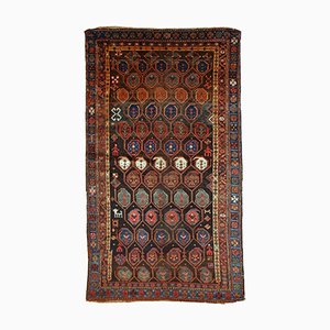 Tappeto antico curdo fatto a mano, fine XIX secolo