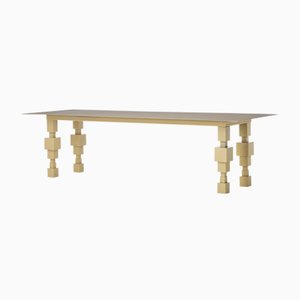 Rectangular Let's Talk Table in White by Sara Mondaini for Officine Tamborrino