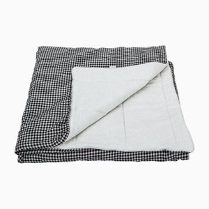 Checked Linen Blanket by Once Milano