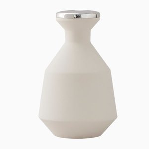 White Small Vase by Hend Krichen