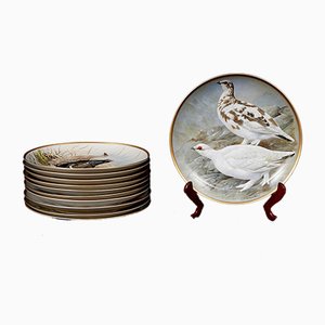 Game Birds of the World Decorative Plates by Basil Ede for Franklin Porcelain, 1978, Set of 11