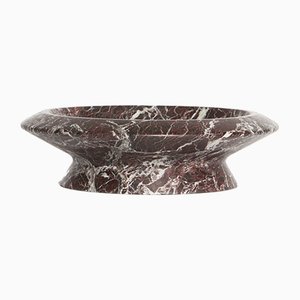 Amalthea Centerpiece in Levanto Rosso Marble by Ivan Colominas for MMairo