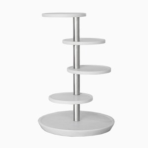 Bianco Michelangelo Marble Cake Stand by Cristoforo Trapani for MMairo