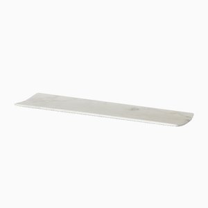 Curvato M Tray in Bianco Carrara Marble by Studioformart for MMairo