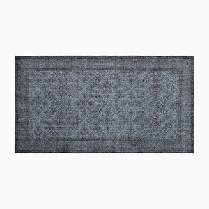 Blau Eingefarbter Vintage Teppich Bei Pamono Kaufen