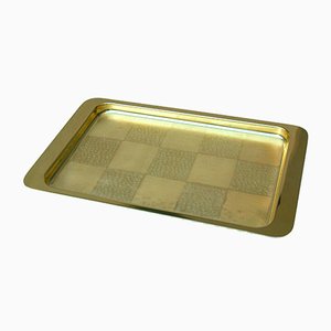 Goldfarbenes Patch Tablett von Zanetto