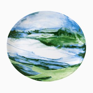 Plateau Jenny Vert par Deborah Allen pour 1882 Ltd.