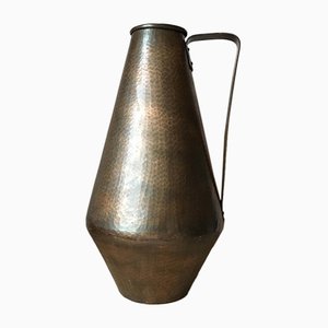 Deutsche Vintage Kanne oder Vase aus Kupfer von Eugen Zint