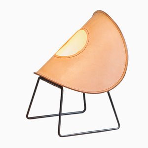 Lampada da terra piccola Zero One marrone chiara di Jacob de Baan per Uniqka