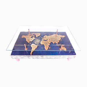 World Map Coffee Table from Cappa E Spada for sale at Pamono