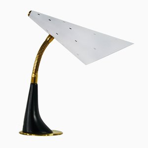 Mid-Century Modernist French Table Lamp