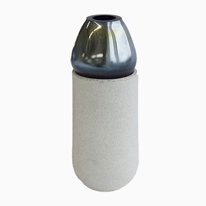 Nordic Mood Collection Medium Vase with Iridescent Glass by Ekin Kayis