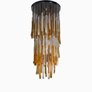 Murano Glass Lamp from Mazzega, 1960s