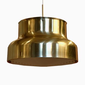 Large Bumling Brass Pendant by Anders Pehrson for Atélje Lyktan, 1960s