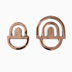 Bronzino Couple Hooks by Alessandro Zambelli for Portego, Set of 2