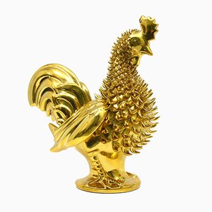 Figurine de Coq en Céramique, 1970s