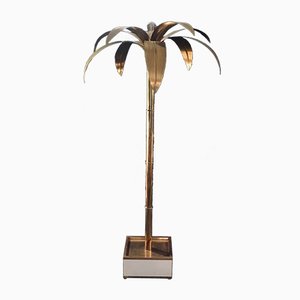 High Palmera Floor Lamp in Brass by Antique Boutique