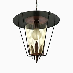 Lantern Pendant Light, 1950s