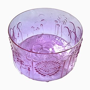 Große Glasschüssel von Oiva Toikka für Iittala, 1960er