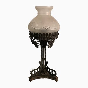 Vintage Wrought Iron Table Lamp