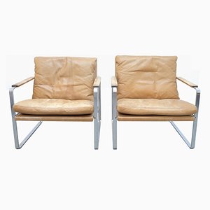 Fauteuils par Preben Fabricius & Jørgen Kastholm pour Walter Knoll, 1970s, Set de 2