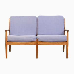 Danish Modern Teak 2 Seater Sofa By Grete Jalk For Glostrup 1960s Danish Modern Teak 2 Seater Sofa By Grete Jalk For Glostrup 1960s