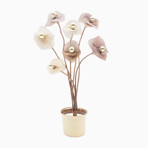 Lampadaire Floral Regency Vintage, 1960s