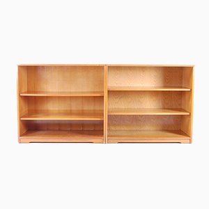 Small Mid Century Walnut Bookcase 1950s For At Pamono Mid Century Adjule Bookshelves 1950s Set Of 2