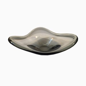 Smoked Glass Bowl by Per Lütken for Holmegaard, 1960s